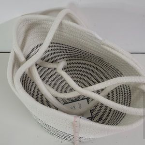 Brand New White Cotton Weave Hanging Basket